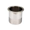 ZDVHOMCB FIT Tube I.D. 51 mm Barbed 2" Tri-Clamp 304 Stainless Steel Adapter Tube Fitting view 1