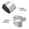 Stainless Steel Drum Closure Cap with High Spout, 1 Set, Silver view 3