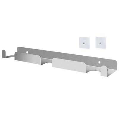 Dgayaeic Pizza Peel Rack, Wall-Mounted Stainless Steel Tool Holder, 41.5 x 8.3 x 3 cm
