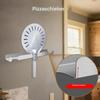 Dgayaeic Pizza Peel Rack, Wall-Mounted Stainless Steel Tool Holder, 41.5 x 8.3 x 3 cm view 2