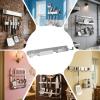 Dgayaeic Pizza Peel Rack, Wall-Mounted Stainless Steel Tool Holder, 41.5 x 8.3 x 3 cm view 4