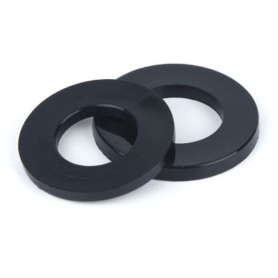 Nitrile Rubber O-Rings and Nylon Flat Washers for Screws, 100 Pieces (White, M2 × 5 × 1 mm; Black, M8 × 16 × 1.4 mm)