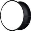 70 cm Black Bathroom Mirror Cabinet with Two-Way Sliding Door view 1