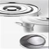 Generic Stainless Steel Soup Pot with Lid, 590 L Capacity, Composite Base, Tap view 4