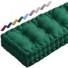 JORTUIO Bench Cushion, 10 cm Thick, Dark Green, 160 x 40 x 10 cm view 1