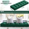 JORTUIO Bench Cushion, 10 cm Thick, Dark Green, 160 x 40 x 10 cm view 4