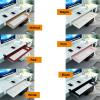 Wooden Keyboard Tray, Under-Desk Pull-Out Drawer, Adjustable Keyboard and Mouse Organizer, Pink, 75 x 30 cm view 2