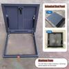 Weather-Resistant Metal Roof Hatch, Large Flat Attic Hatch, 25.6 x 25.6 in (65 x 65 cm) view 4