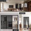 Magnetic Screen Door 118 x 220 cm, No Drilling, Easy Installation, Black view 2