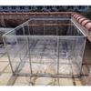 GZHERVICES Above-Ground Fish Pond with Transparent Viewing Window, 100 x 100 x 70 cm view 3