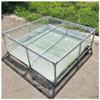 GZHERVICES Above-Ground Fish Pond with Transparent Viewing Window, 100 x 100 x 70 cm view 4
