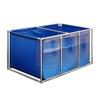 GZHERVICES Foldable Transparent PVC Koi Pond Tank, Blue, 200 x 200 x 40 cm view 2