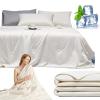 Qosigote MagicSplashy MagicSleep Cooling Summer Blanket, Double-Sided, Beige, 200 x 230 cm view 1