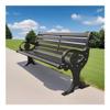 zhuyanbo007 150 cm Weather-Resistant Aluminum Garden Bench with Backrest view 3