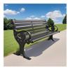 zhuyanbo007 150 cm Weather-Resistant Aluminum Garden Bench with Backrest view 4
