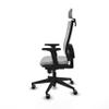 Piqueras y Crespo Computer Chair with Adjustable Backrest, 2D Armrests, 2D Headrest, 1D Lumbar Support and 5-Way Synchronous Mechanism view 4