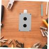 Emergency Stop Switch Box, Aluminum, IP65, 22 mm Hole, 45 mm Spacing view 4