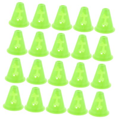 Abaodam 20-Pack Training Cones for Soccer and Roller Skating