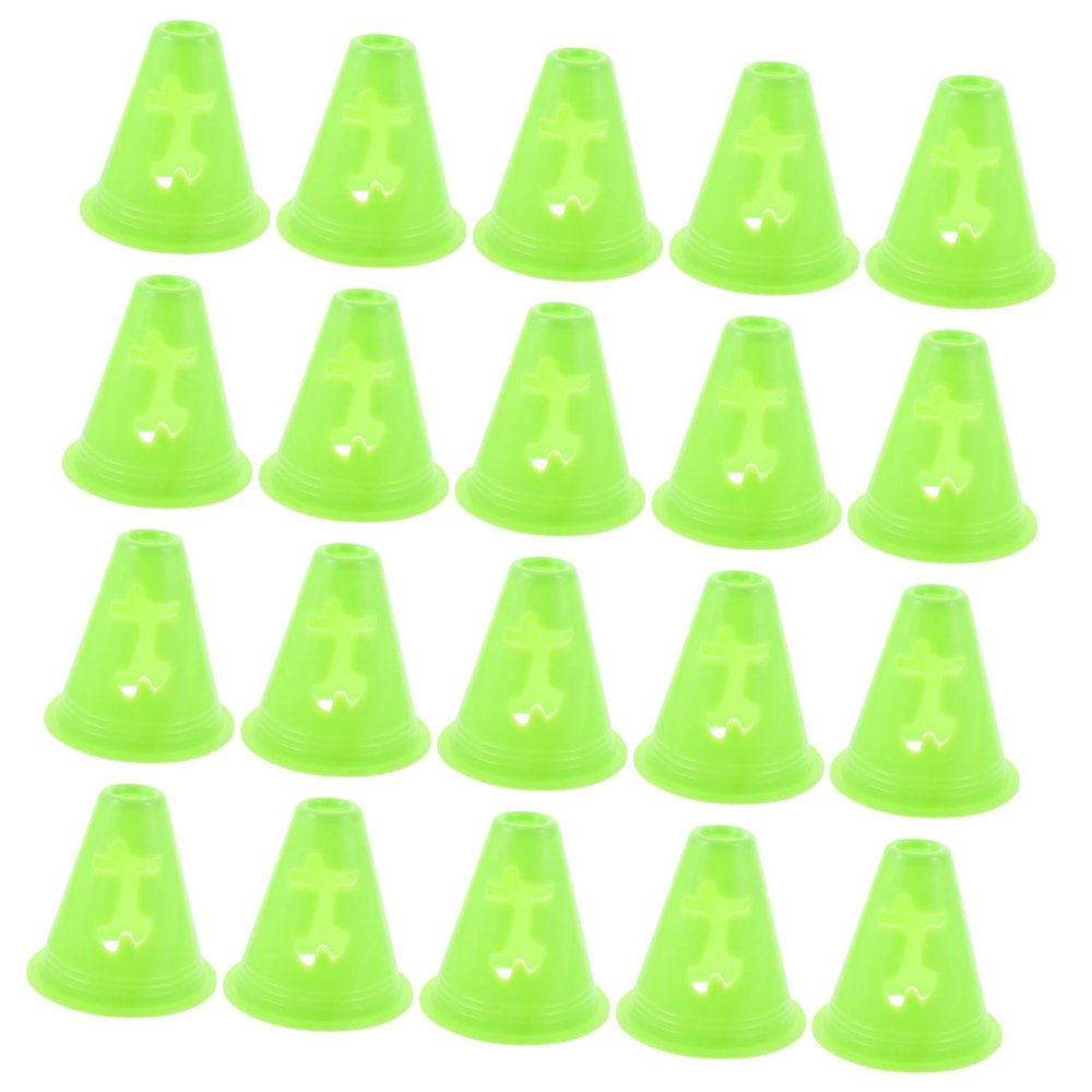Abaodam 20-Pack Training Cones for Soccer and Roller Skating