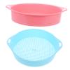 HEMOTON 2-Piece Garden Soil Sieve Set, Sturdy Plastic Sieve with Mesh for Filtering Soil and Garden Materials, 2 Pieces × 2 view 2