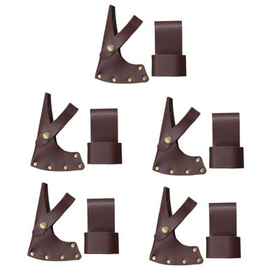 Abaodam 5-Piece Axe Protective Covers, High-Quality PU, Durable and Robust