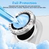 Camera Protector for iPhone 16 Pro Max, Diamond 9H Tempered Glass Lens Protector with Sparkling Crystal Aluminum Alloy Ring view 3