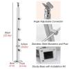 Cable Railing Kit for Stairs, Decks, Balconies, Porches, Gardens & Pools, 35.4/43.3 in Tall view 4