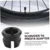 Toddmomy 5-Piece Bicycle Valve Adapter Set, Lightweight and Compact for Mountain Bikes and Road Bikes, Easy Inflation, 10 Pieces × 5 view 2