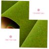 Artificial Grass Mat for Sand Tables and Walls, Realistic Decor, 1 Sheet view 2