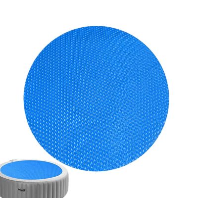 JIEBWCHA Solar Pool Cover for In-Ground Pools, Trim-to-Fit Round Cover