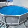 JIEBWCHA Solar Pool Cover for In-Ground Pools, Trim-to-Fit Round Cover view 3