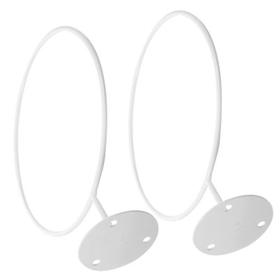 2-Piece Iron Soccer Ball Wall Holder for Storage and Display