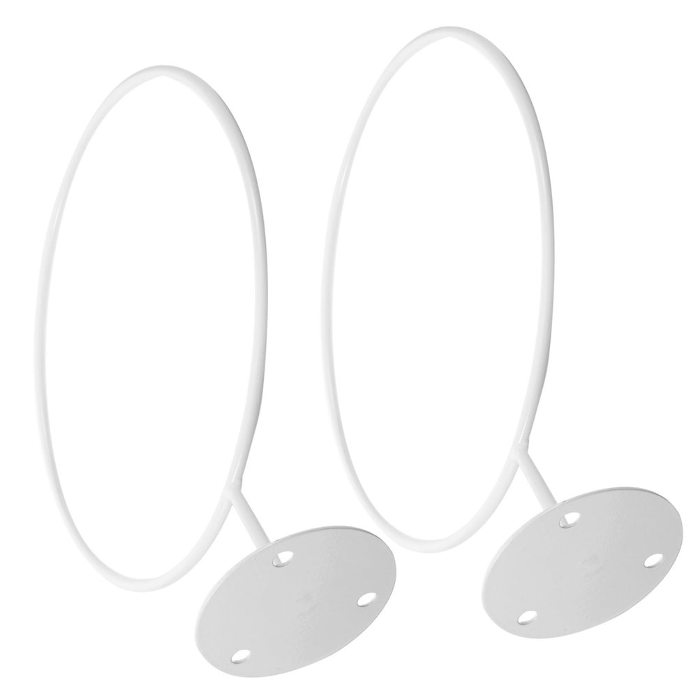 2-Piece Iron Soccer Ball Wall Holder for Storage and Display