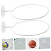 2-Piece Iron Soccer Ball Wall Holder for Storage and Display view 3
