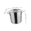 CHICAMPERA Stainless Steel Soup Pot with Lid, Easy to Clean view 2