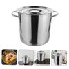 CHICAMPERA Stainless Steel Soup Pot with Lid, Easy to Clean view 3