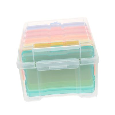 Plastic Photo Storage Box, 1 Set, Multifunctional