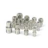 RUAJOGYNVM 1-Piece 1/8" BSPT Male to 6 mm OD Tube 304 Stainless Steel Double-Ferrule Compression Fitting view 3