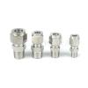 RUAJOGYNVM 1-Piece 1/8" BSPT Male to 6 mm OD Tube 304 Stainless Steel Double-Ferrule Compression Fitting view 4