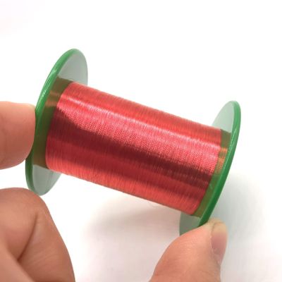 Xuulan 0.07 mm 1 mm 0.13 mm 0.18 mm Spool Enameled Copper Magnet Wire 18 AWG 40 AWG 44 AWG Red Copper Wire QA-1/155 for Inductive Coil (OD 0.4 mm)