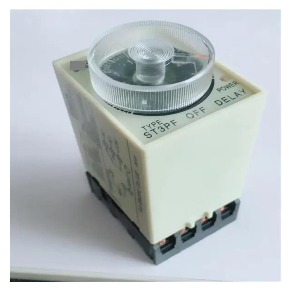 PKNVKZIDK ST3PF 24 V Power-Off Delay Timer Relay, 8-Pin, with Base