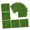 INOOMP 15-Piece Artificial Moss for Crafts, Green Artificial Grass for Model Making and Miniature Garden Décor view 1