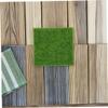 INOOMP 15-Piece Artificial Moss for Crafts, Green Artificial Grass for Model Making and Miniature Garden Décor view 4