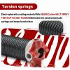 DEEPDREAM Garage Door Torsion Springs, 5.1 cm Diameter, Spring Set with Non-Slip Winding Bars and Gloves, Black Coated Springs, 18,000+ Cycles view 3
