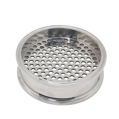KPKPK 304 Stainless Steel Ferrule Filter for Homebrewed Beer, Tri-Clamp 1.5–12 in, K91 mm (3 in TC)