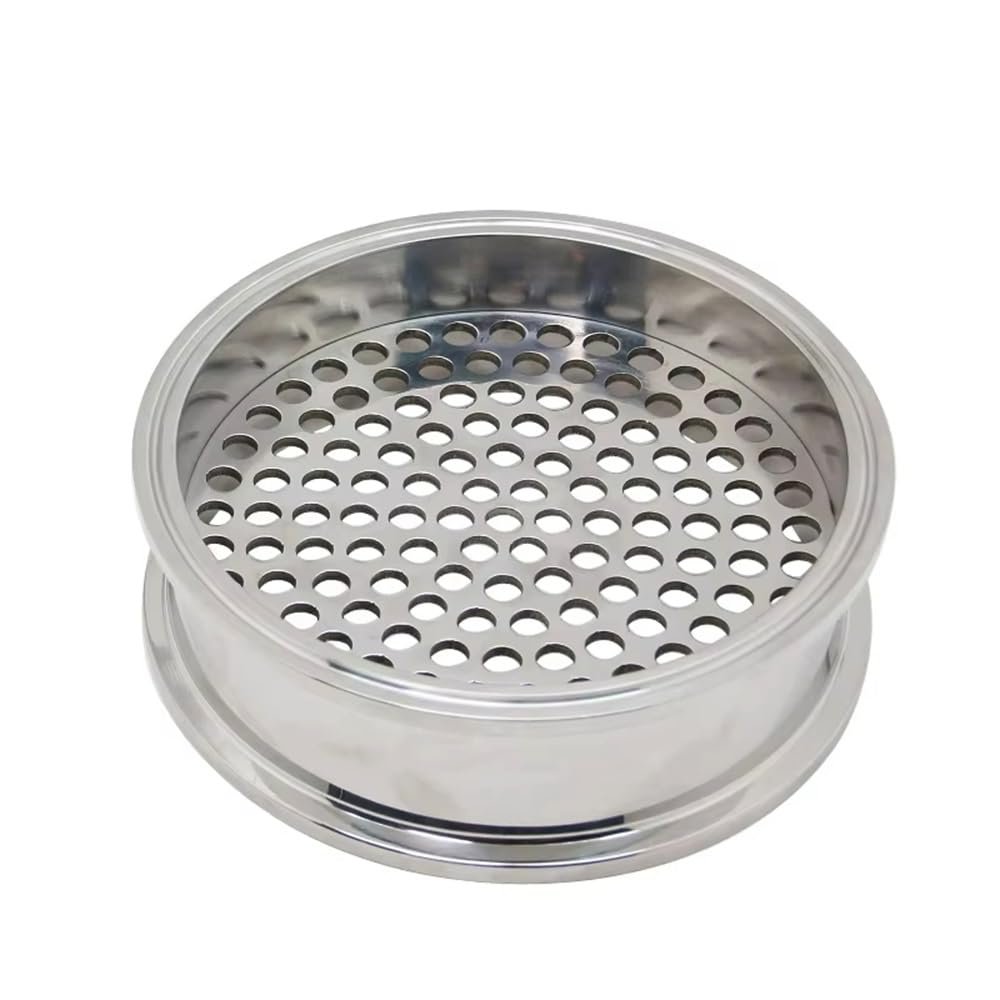 KPKPK 304 Stainless Steel Ferrule Filter for Homebrewed Beer, Tri-Clamp 1.5–12 in, K91 mm (3 in TC)