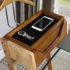 Wooden Shoe Rack with Garment Valet and Removable Tray view 3