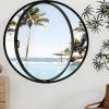 Round Pivot Shed Window, Black B, 100 cm view 1