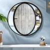 Round Pivot Shed Window, Black B, 100 cm view 2
