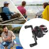 Catfish Rock Adjustable Fishing Reel, 7.2:1 High-Speed Gear Ratio, Lightweight, for Bass, Trout and Surf Fishing, 5.91 x 4.72 x 3.94 in view 4